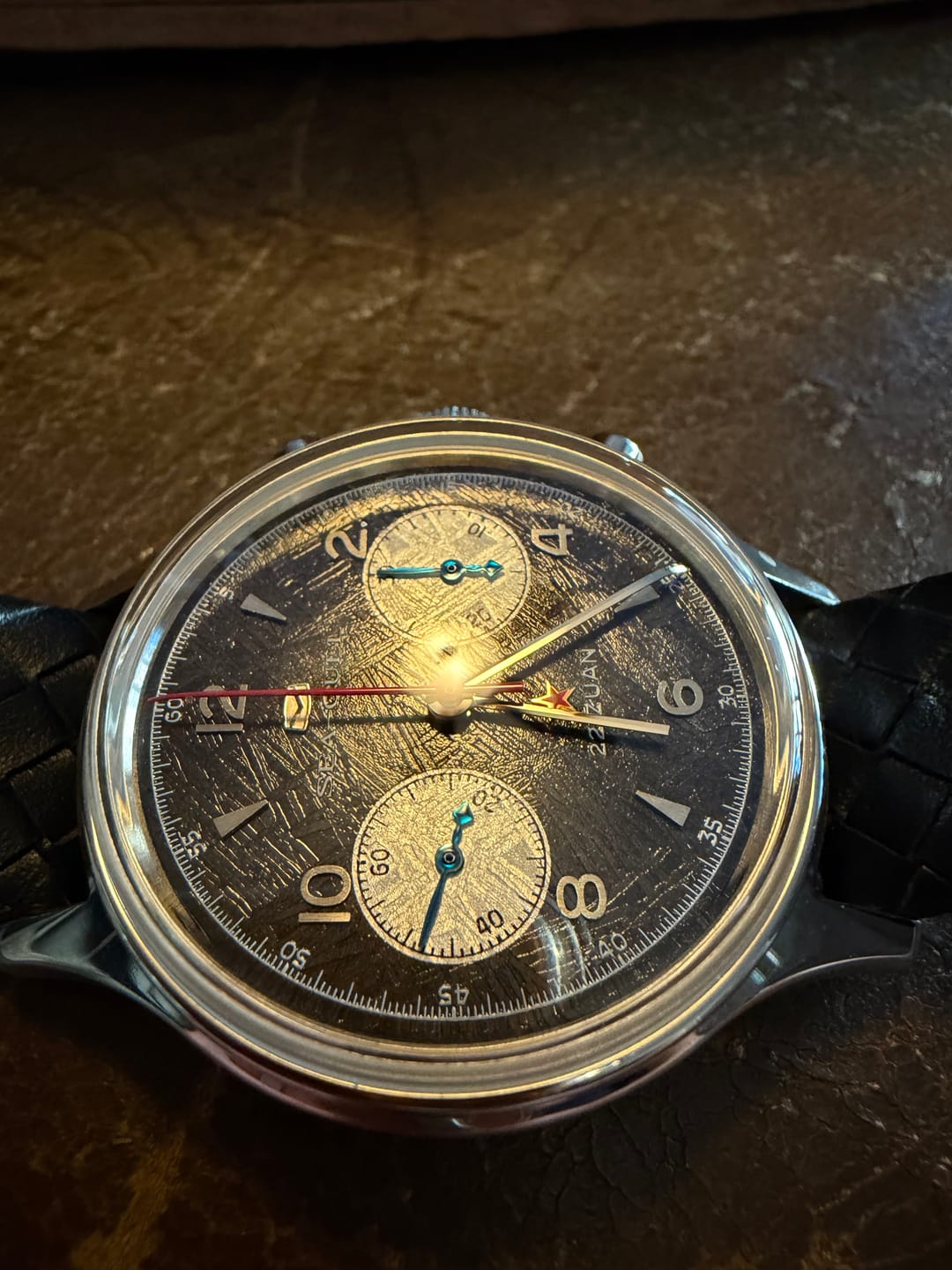 Customer photo review of Seagull 1963 Meteorite Chronograph Watch Limited Edition 37.3mm