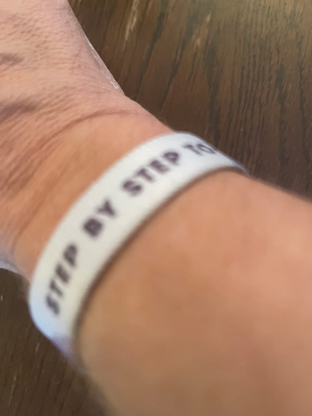 Customer photo review of Step By Step To Success - Elastisches Armband