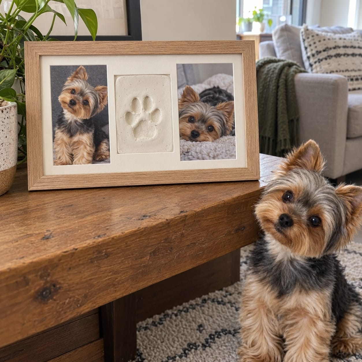 Customer photo review of Pet Clay Print kit