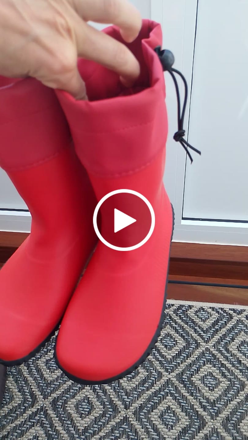 Customer video review of Brisk Ⅰ - Barfuß-Gummistiefel