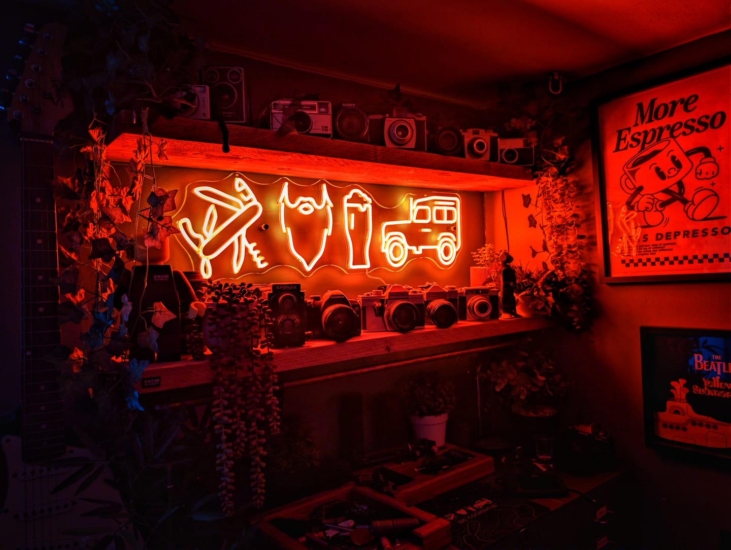 Customer photo review of Ben | LED Neon Sign