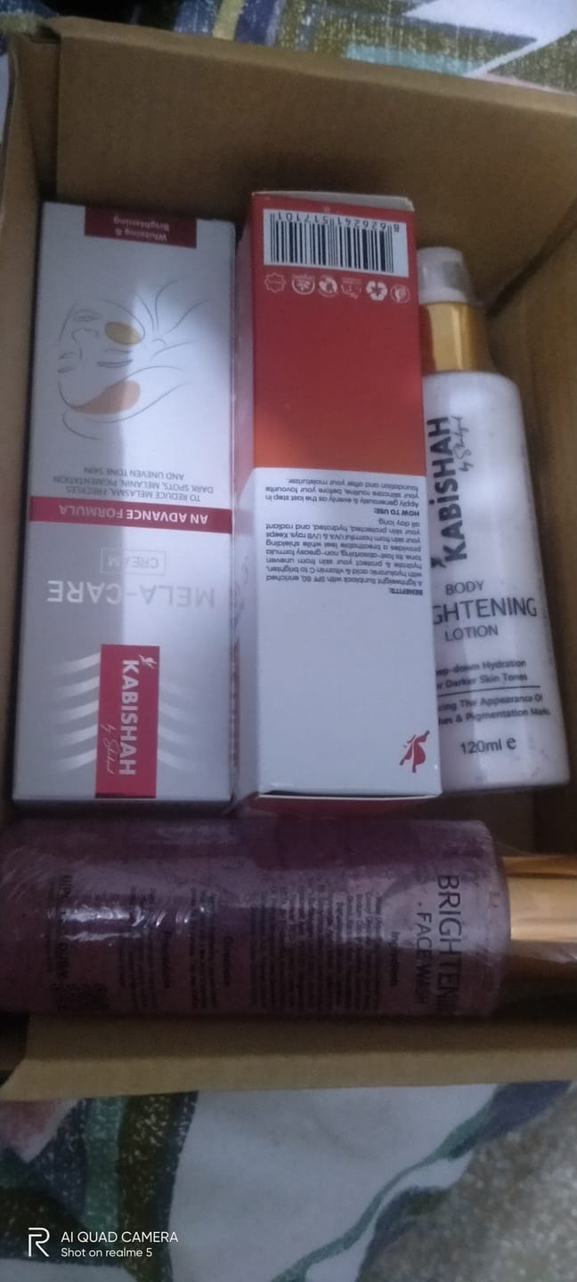 Customer photo review of Special Pigmentation Bundle