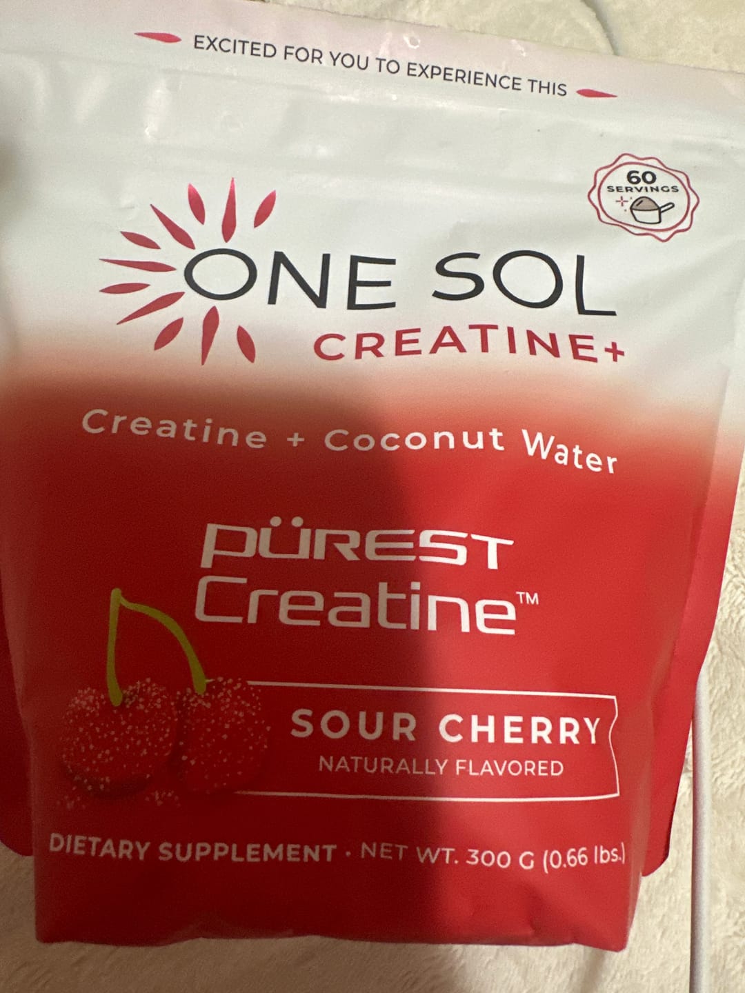 Customer photo review of One Sol Creatine+