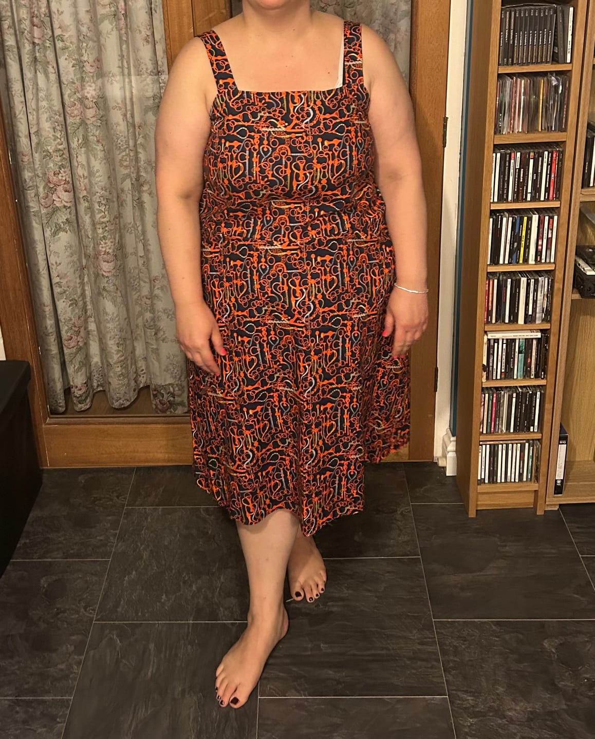 Customer photo review of Chains and Ropes Cotton Poplin Fabric