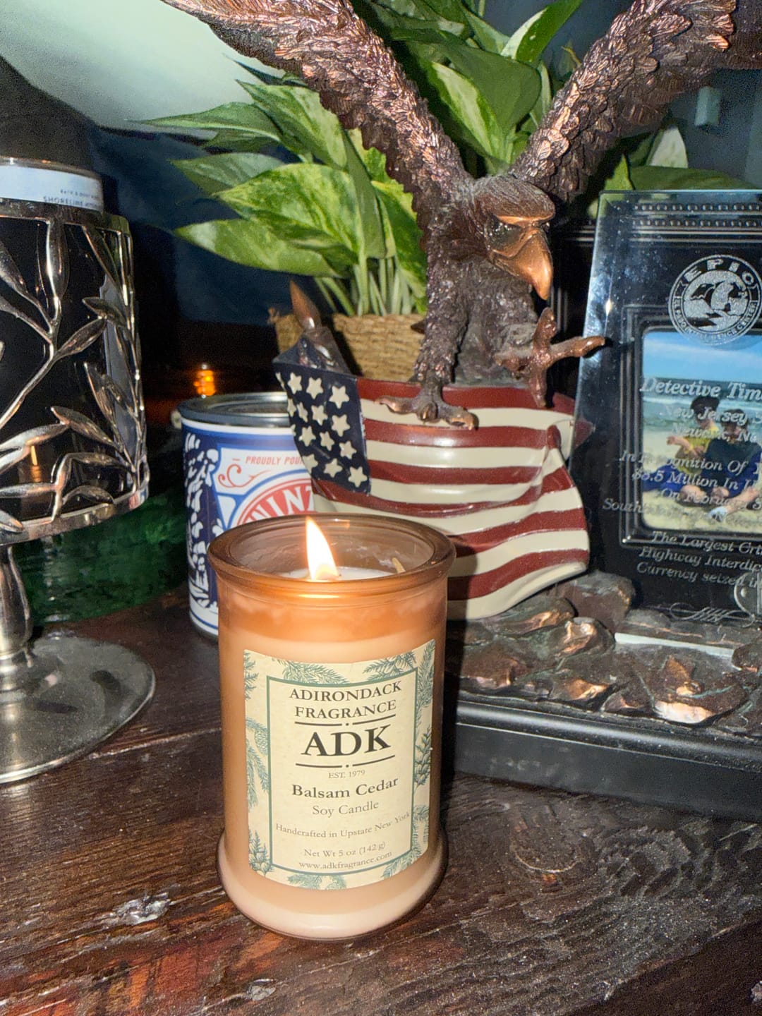 Customer photo review of Balsam & Cedar Candle