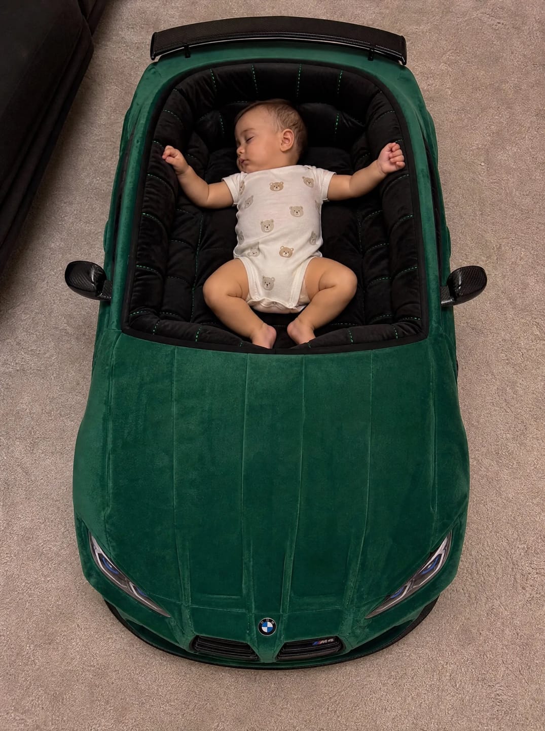 Customer photo review of BabyDrifter Luxury Car Beds for Babies