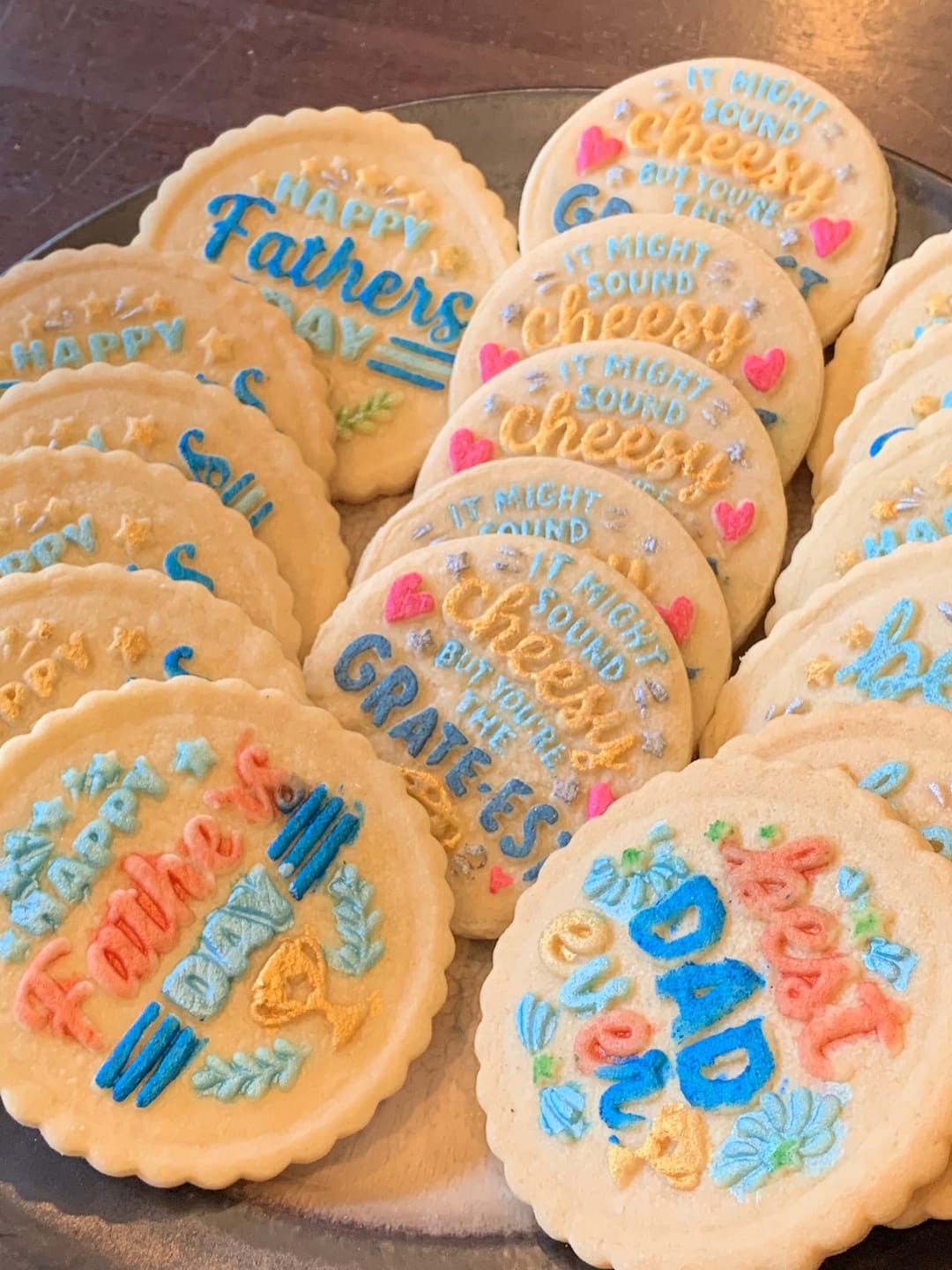 Customer photo review of You're the Grate-est Cookie Stamp