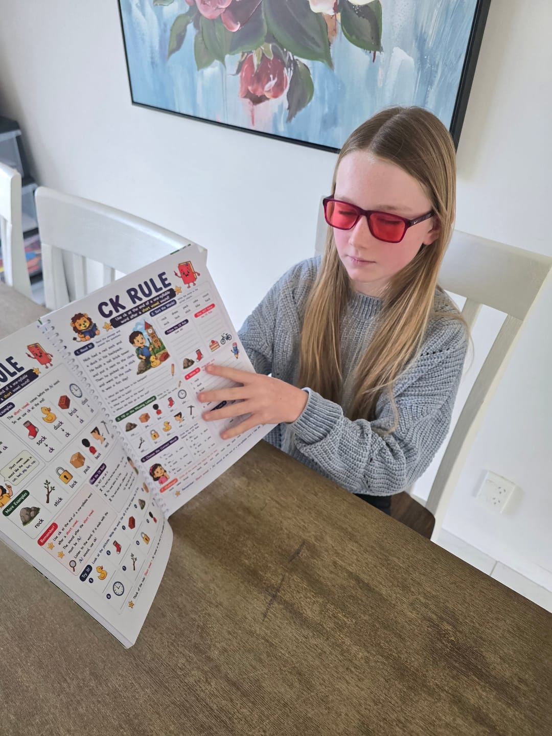 Customer photo review of Literacy Rule Book