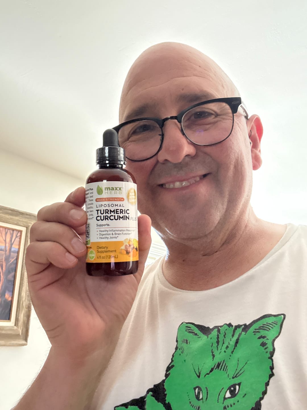 Customer photo review of Turmeric Curcumin Extract - Liposomal, Black Pepper & Ginger