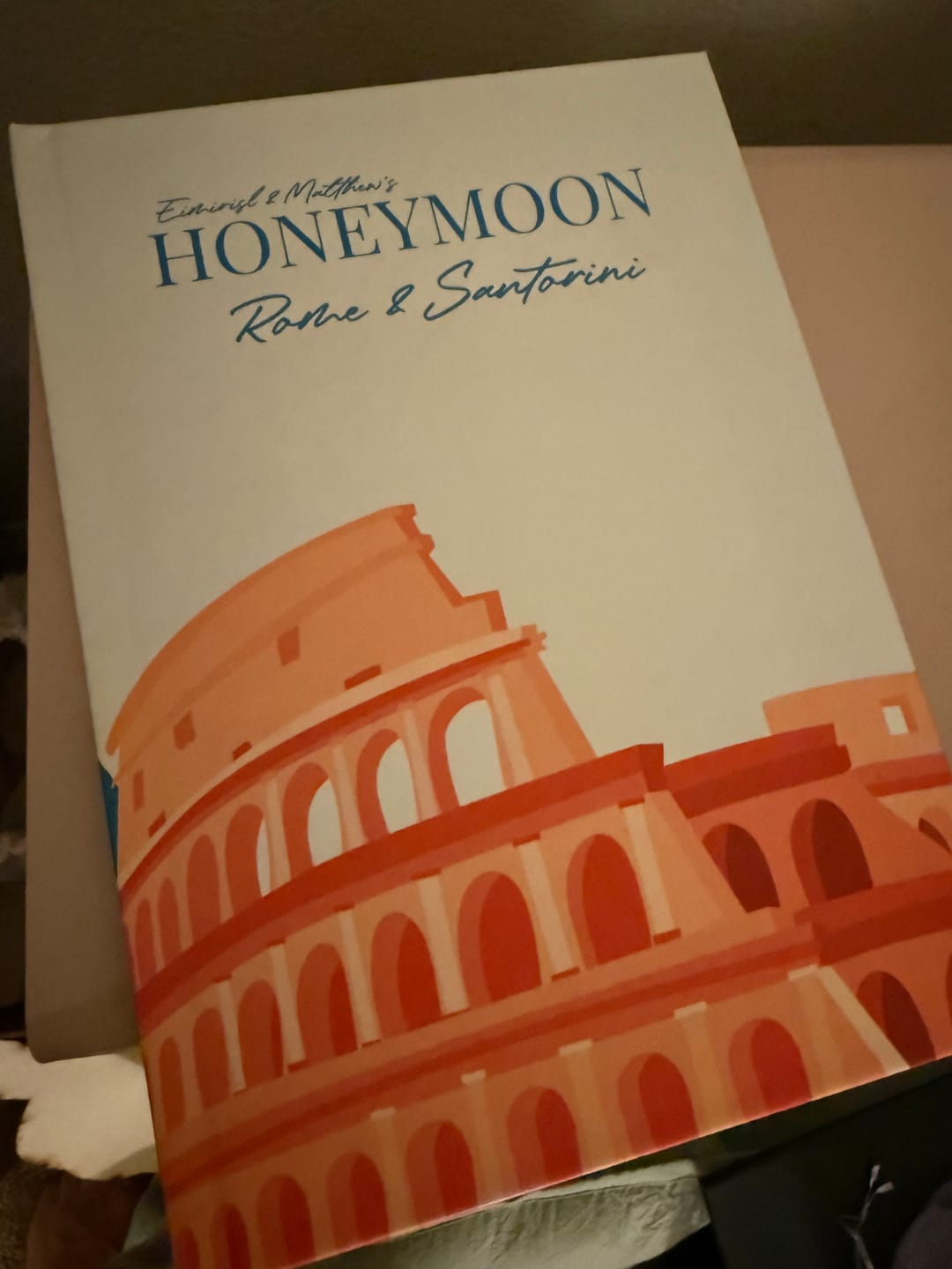 Customer photo review of Custom Travel Book