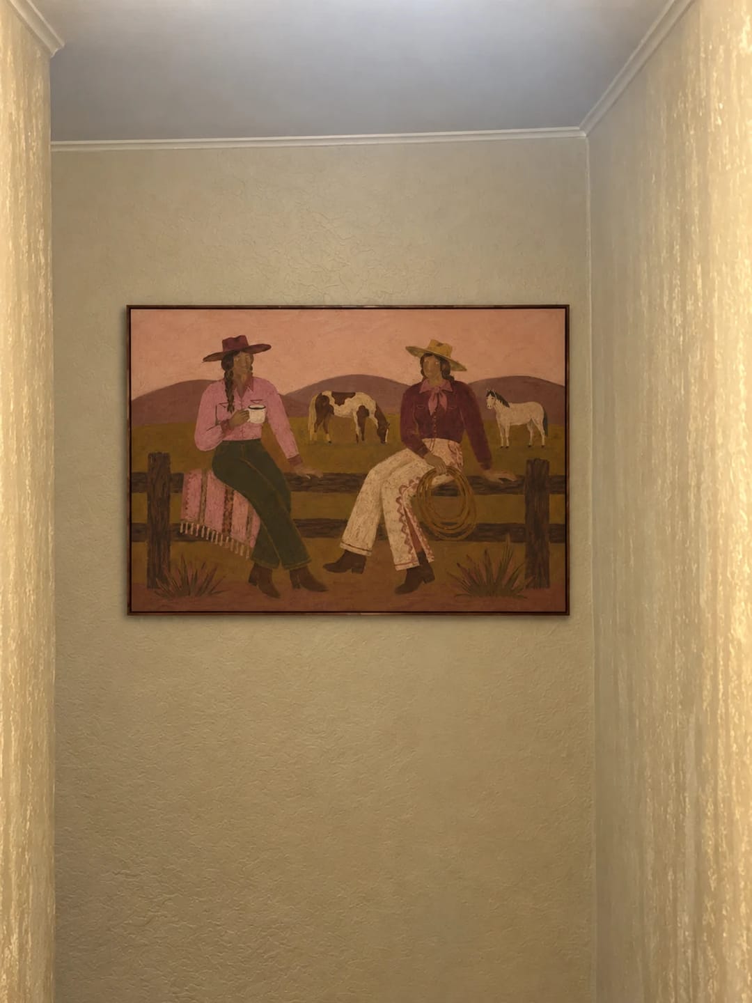 Customer photo review of Modern Folk Art｜Fence Line Companions