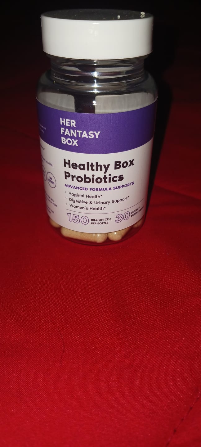 Customer photo review of Healthy Box Probiotics for pH, Odor, Pms Relief & Uti Prevention