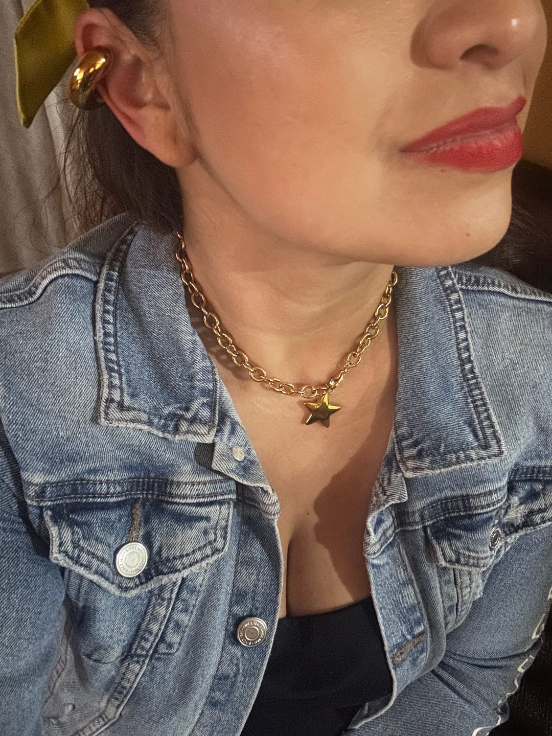 Customer photo review of Chunky Ear Cuff