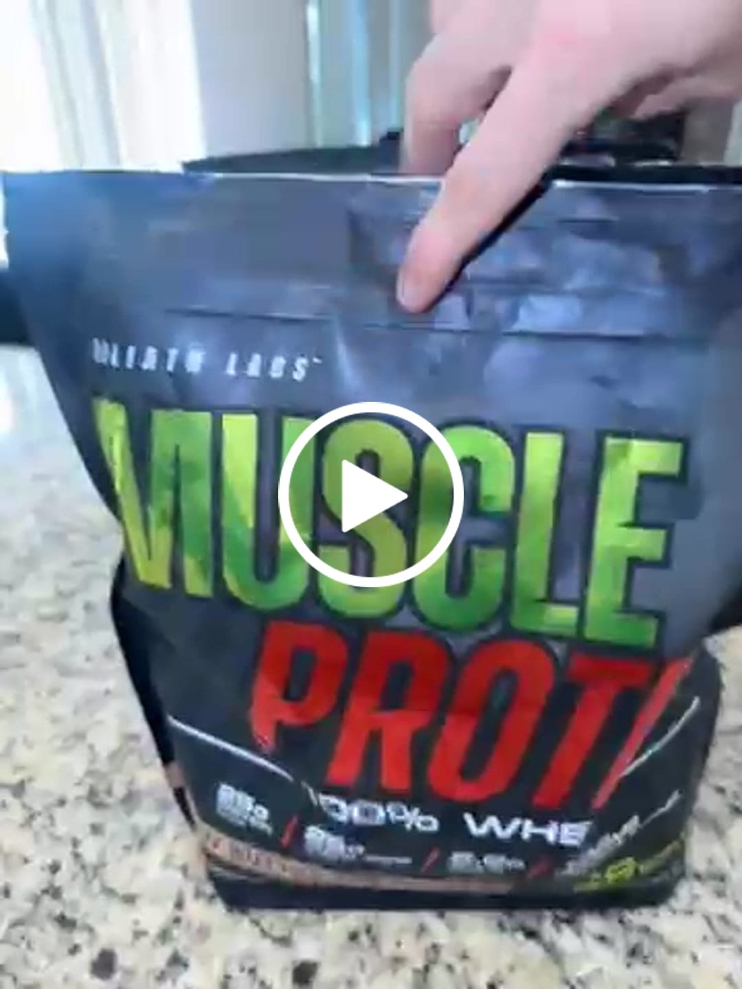 Customer video review of 100% Whey Protein Powder