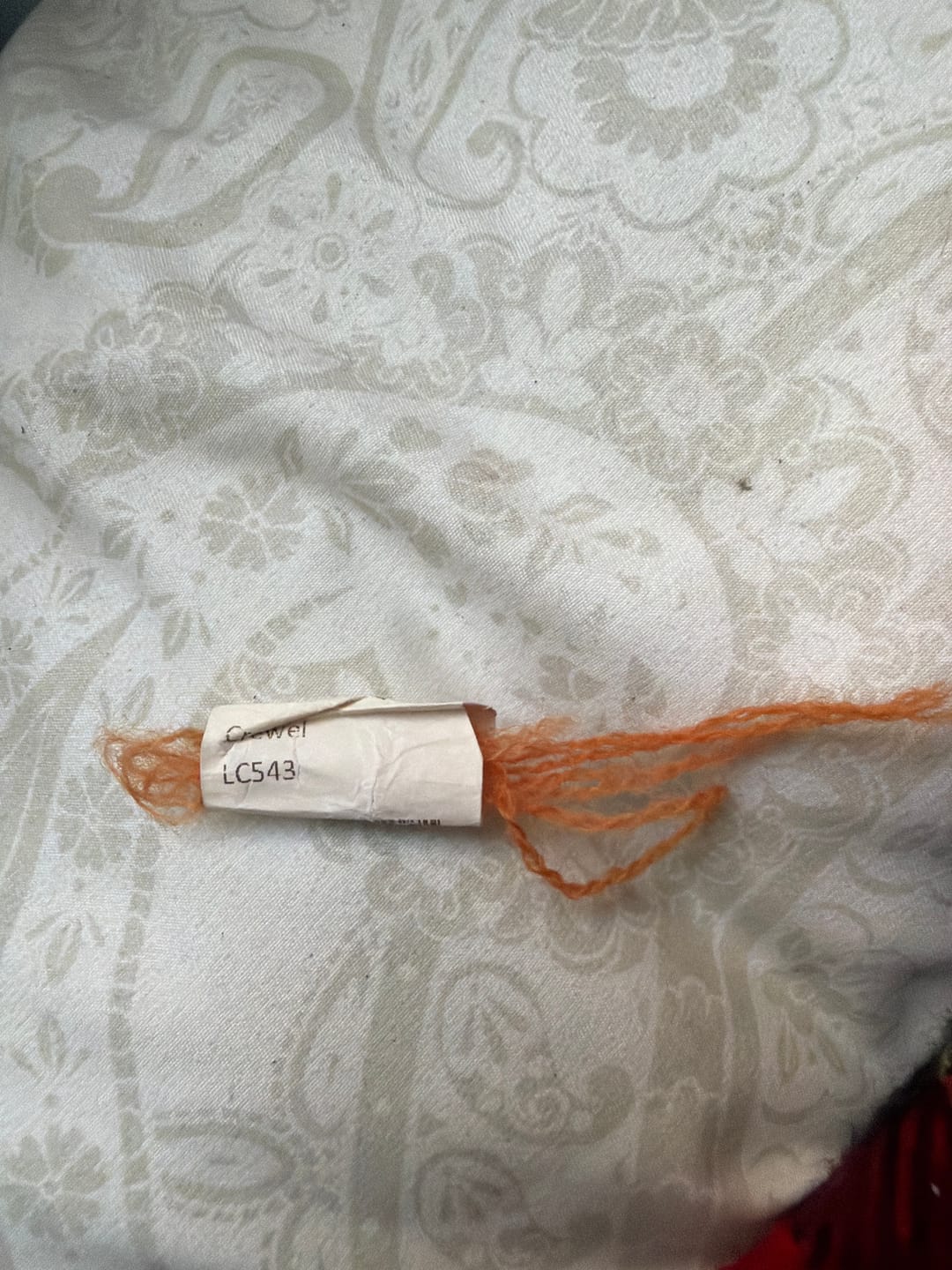 Customer photo review of Naranjos Crewel