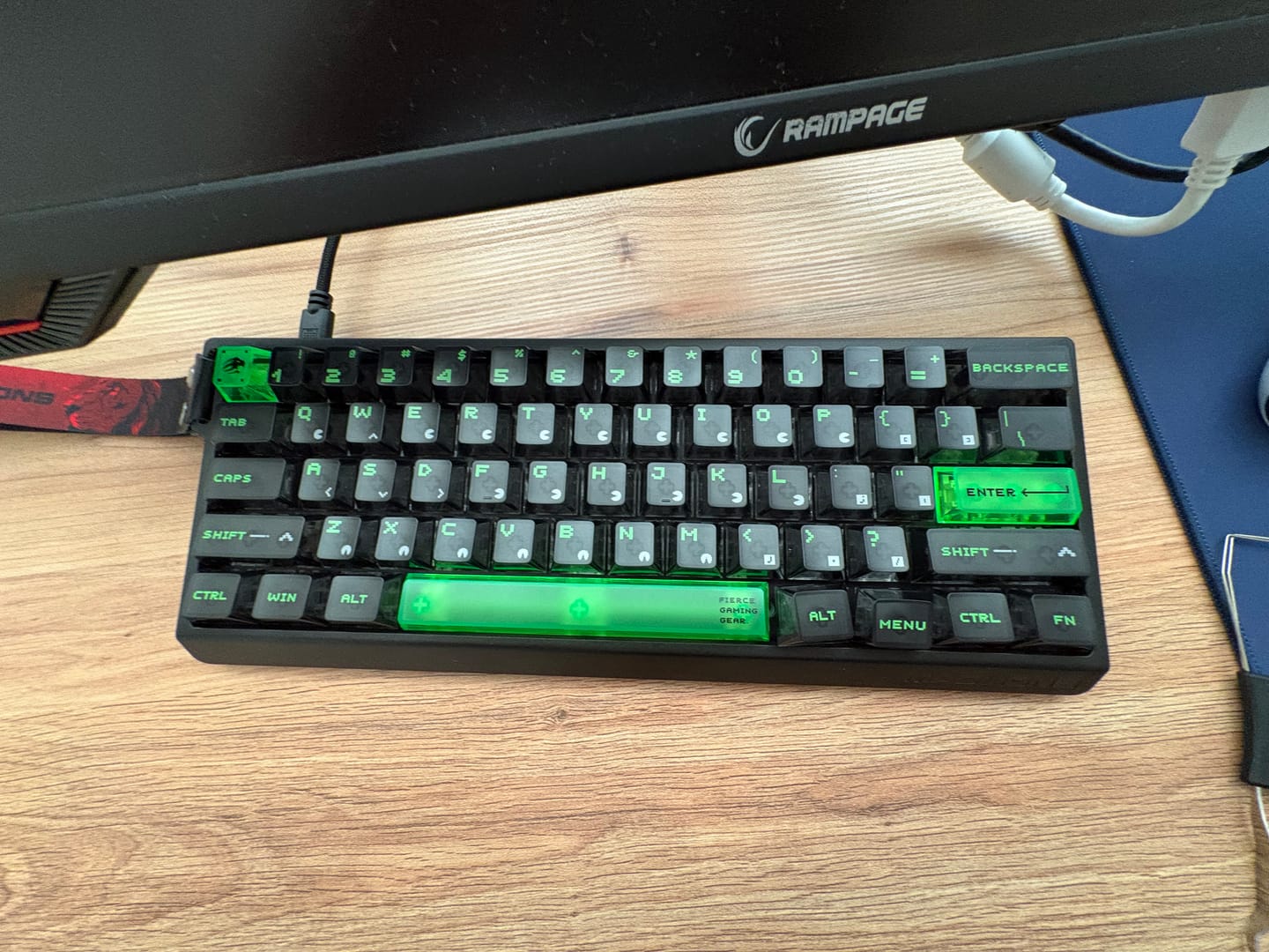 Customer photo review of FGG Madlions MAD60 HE V2 Klavye (Manyetik Switch / HE)