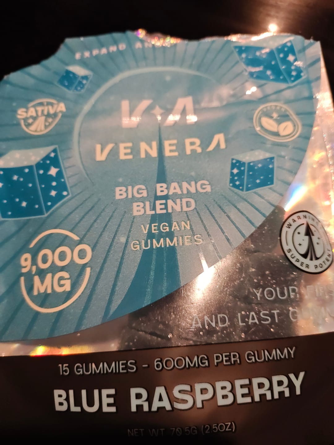 Customer photo review of D9 THCP + THCA Gummies (9,000 MG)