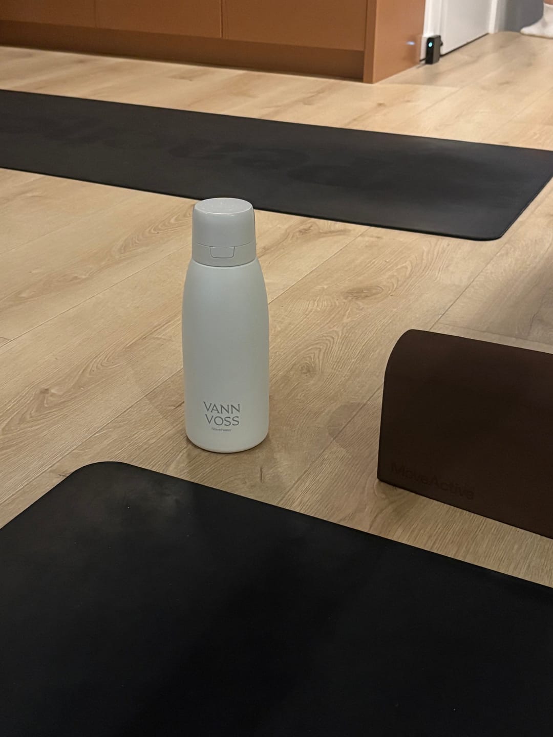 Customer photo review of Ceramic Filtered Water bottle