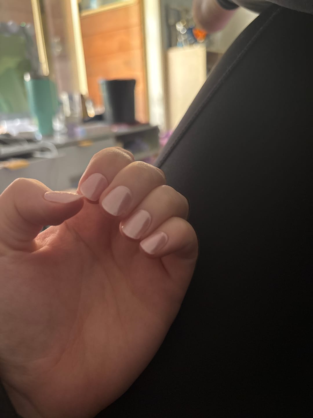 Customer photo review of Sweet Cherry DIY Semicured Gel Nail Sticker Kit