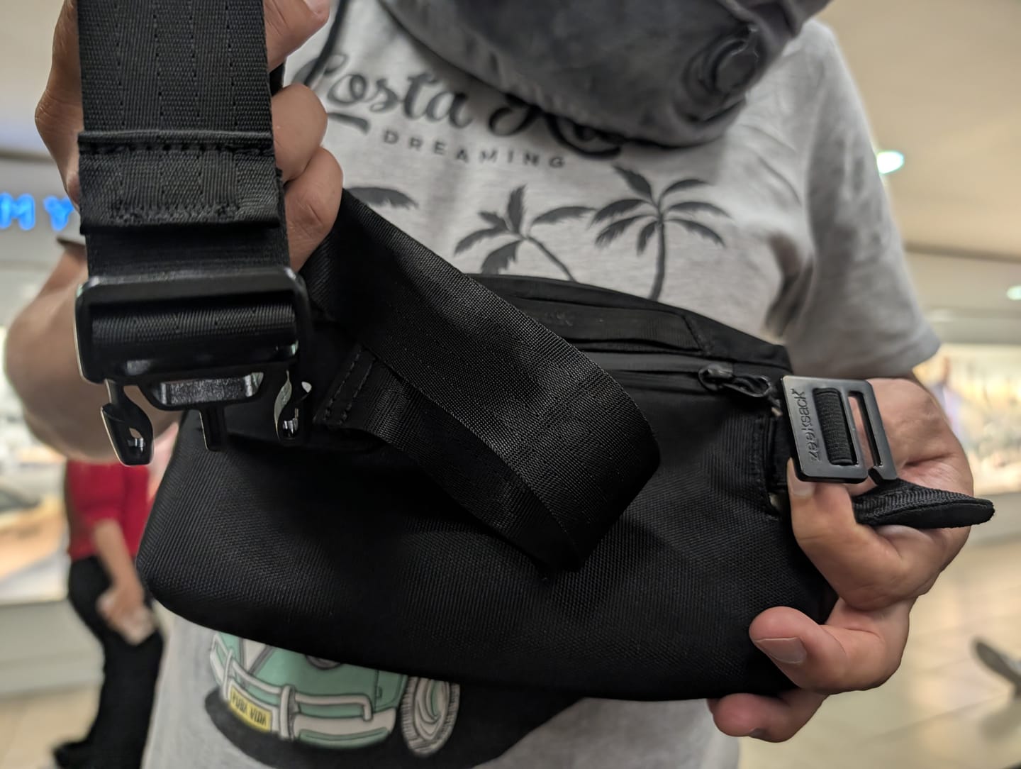 Customer photo review of Crossbody Organizer