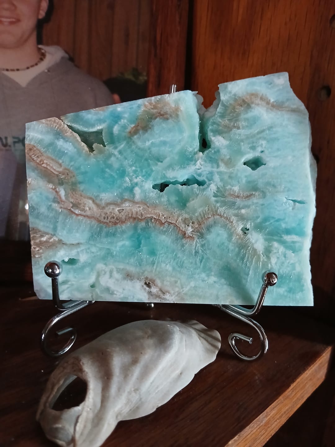 Customer photo review of Hemimorphite Slice