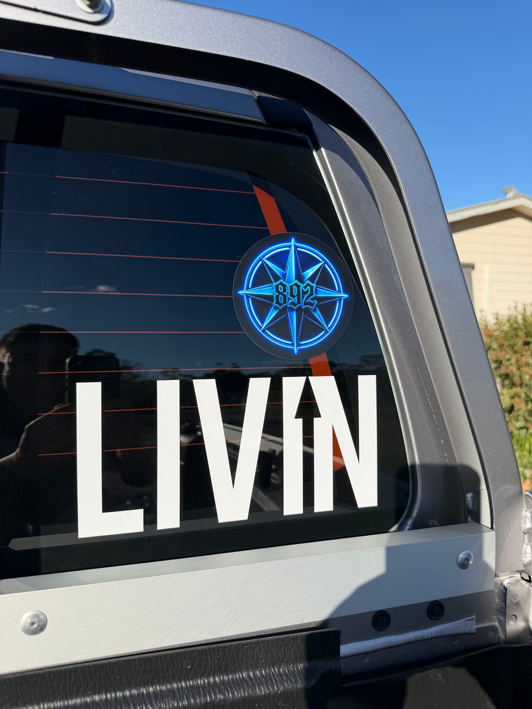 Customer photo review of Circle - Custom Stickers