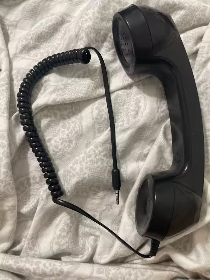 Customer photo review of Teléfono Retro compatible con iPhone y Android