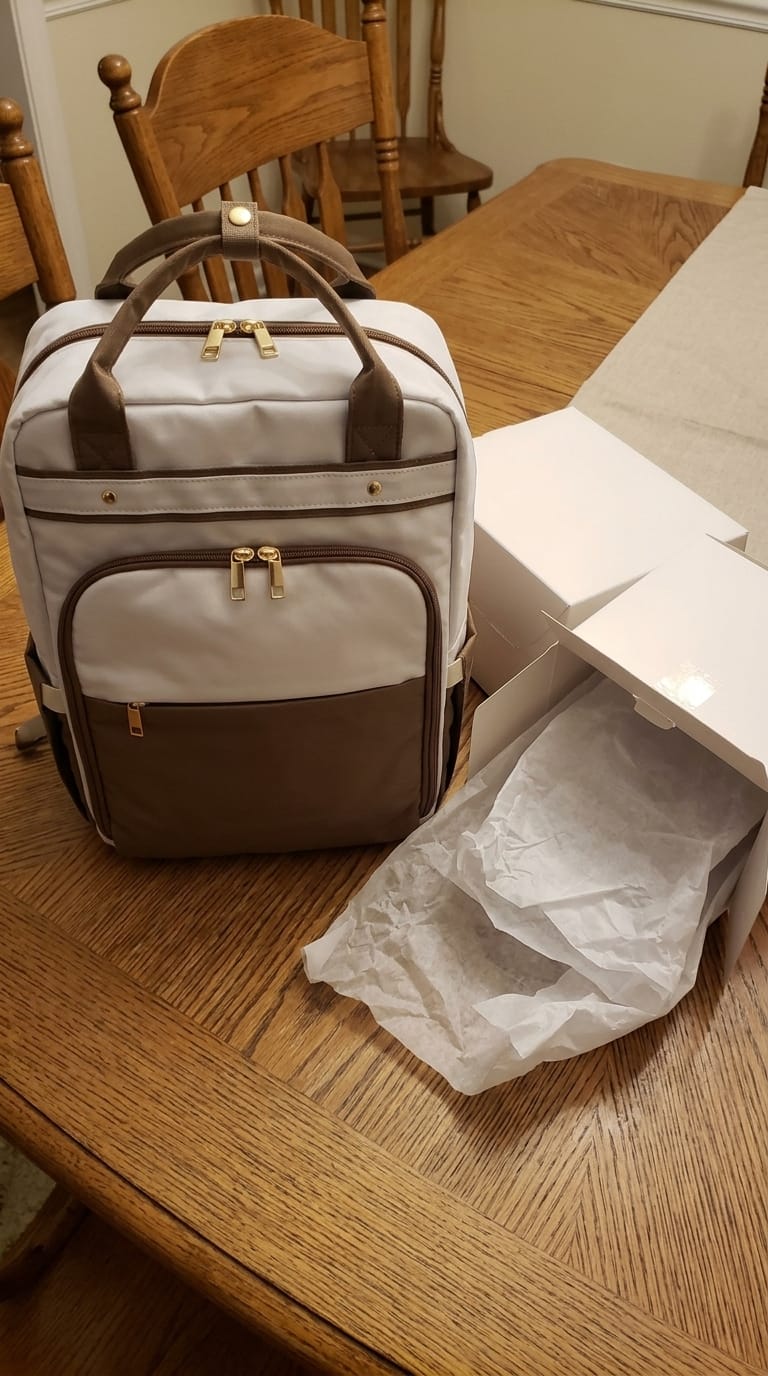 Customer photo review of 4-in-1 Backpack with Lunch Bag