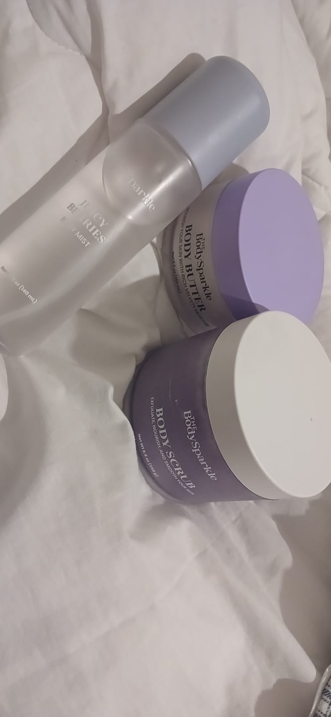 Customer photo review of Exfoliating Body Glove
