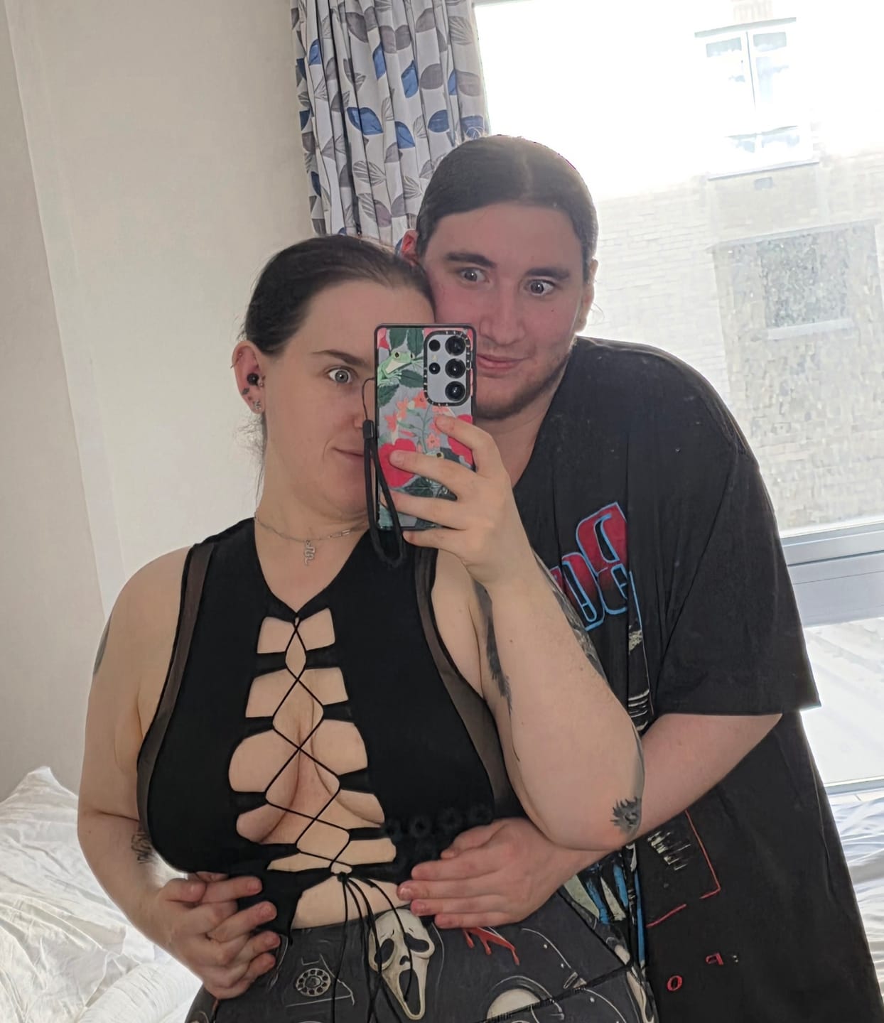 Customer photo review of ✨PRE ORDER✨Black Reverse Seam Top