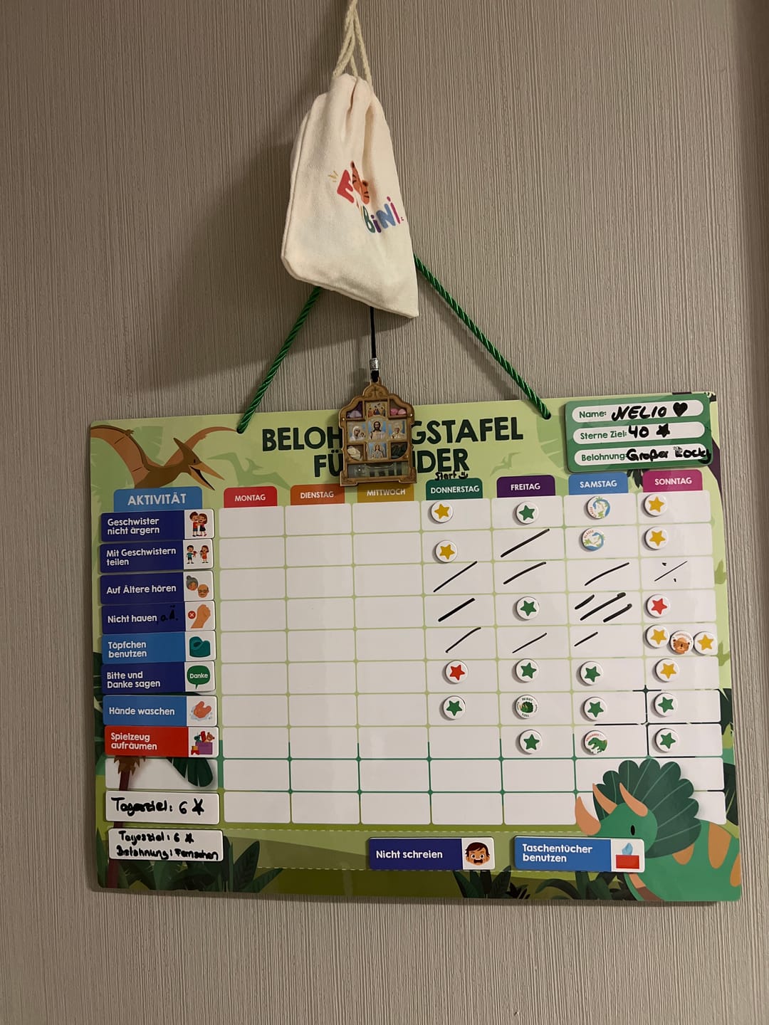 Customer photo review of Edubini Belohnungstafel® für Kinder