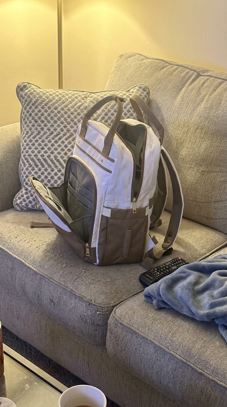 Customer photo review of 4-in-1 Backpack with Lunch Bag