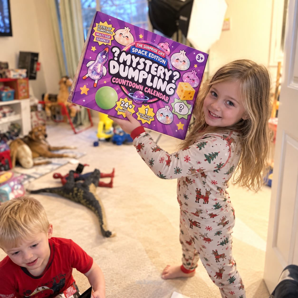 Customer photo review of Calendario Sorpresa de Squishies — 24 Días de Magia Navideña