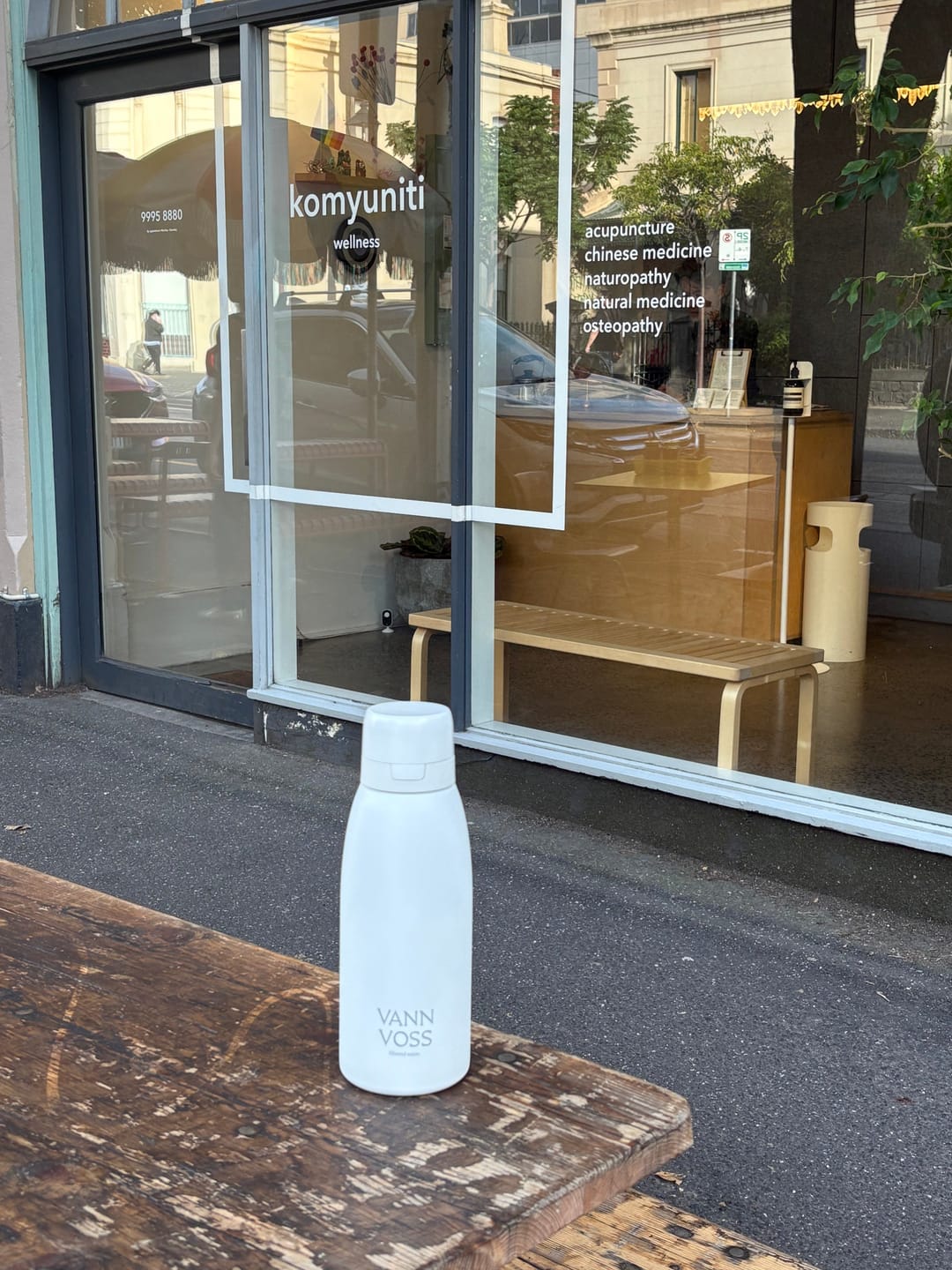 Customer photo review of Ceramic Filtered Water bottle