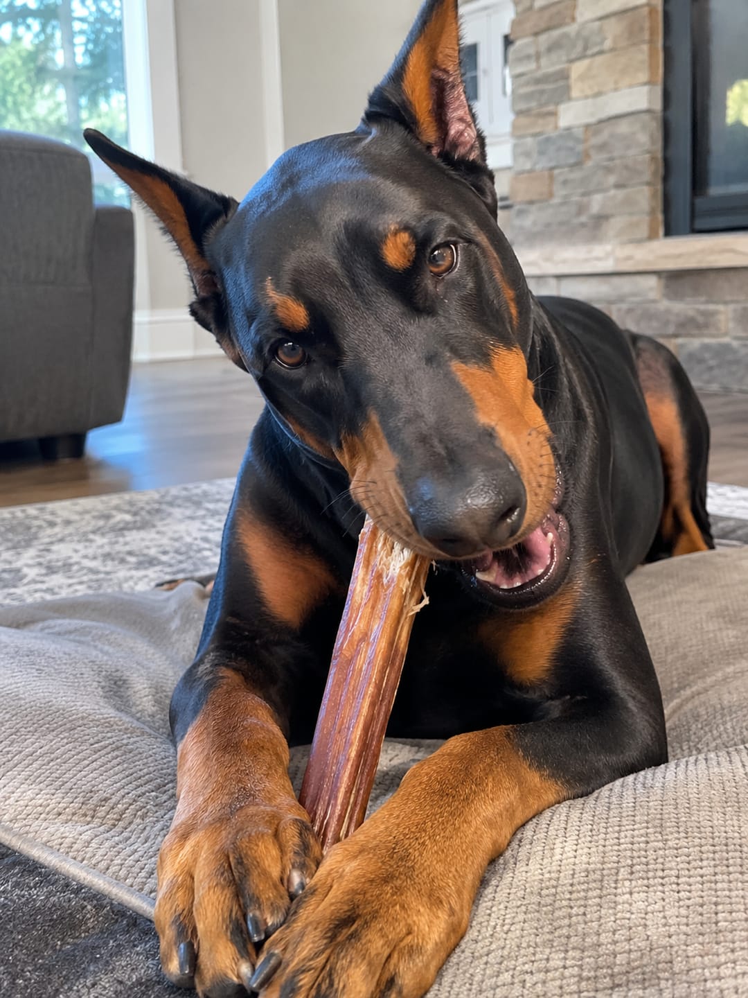 Customer photo review of 12 Inch Beef Jerky Stick