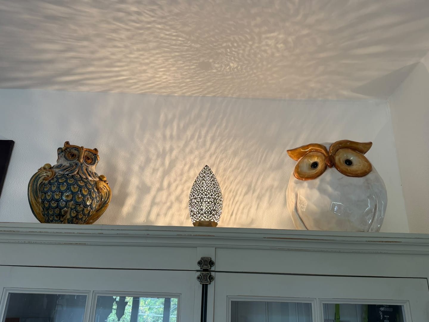 Customer photo review of Gufo in Ceramica colorata H. 37 cm