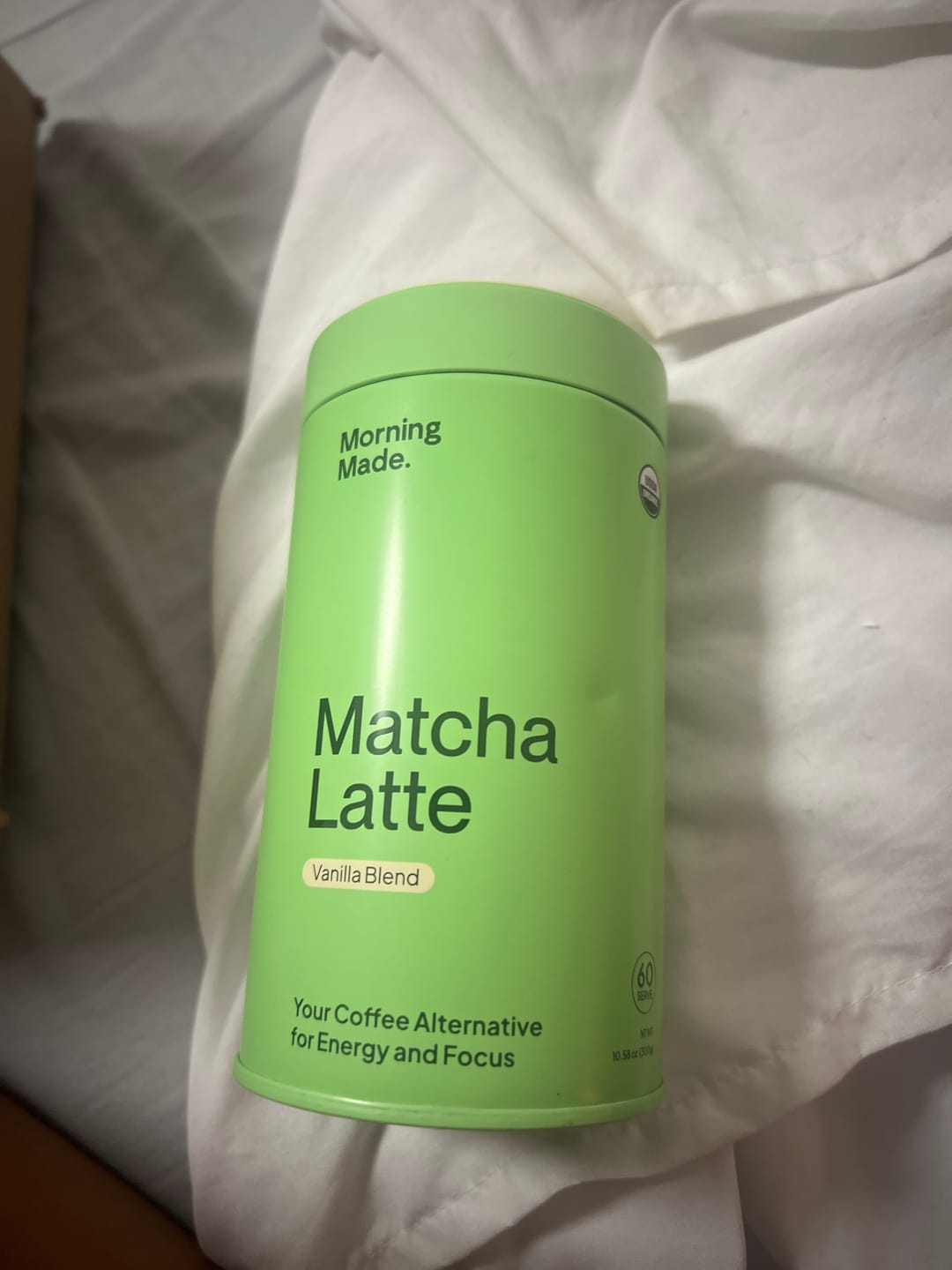 Customer photo review of Vanilla Matcha Latte