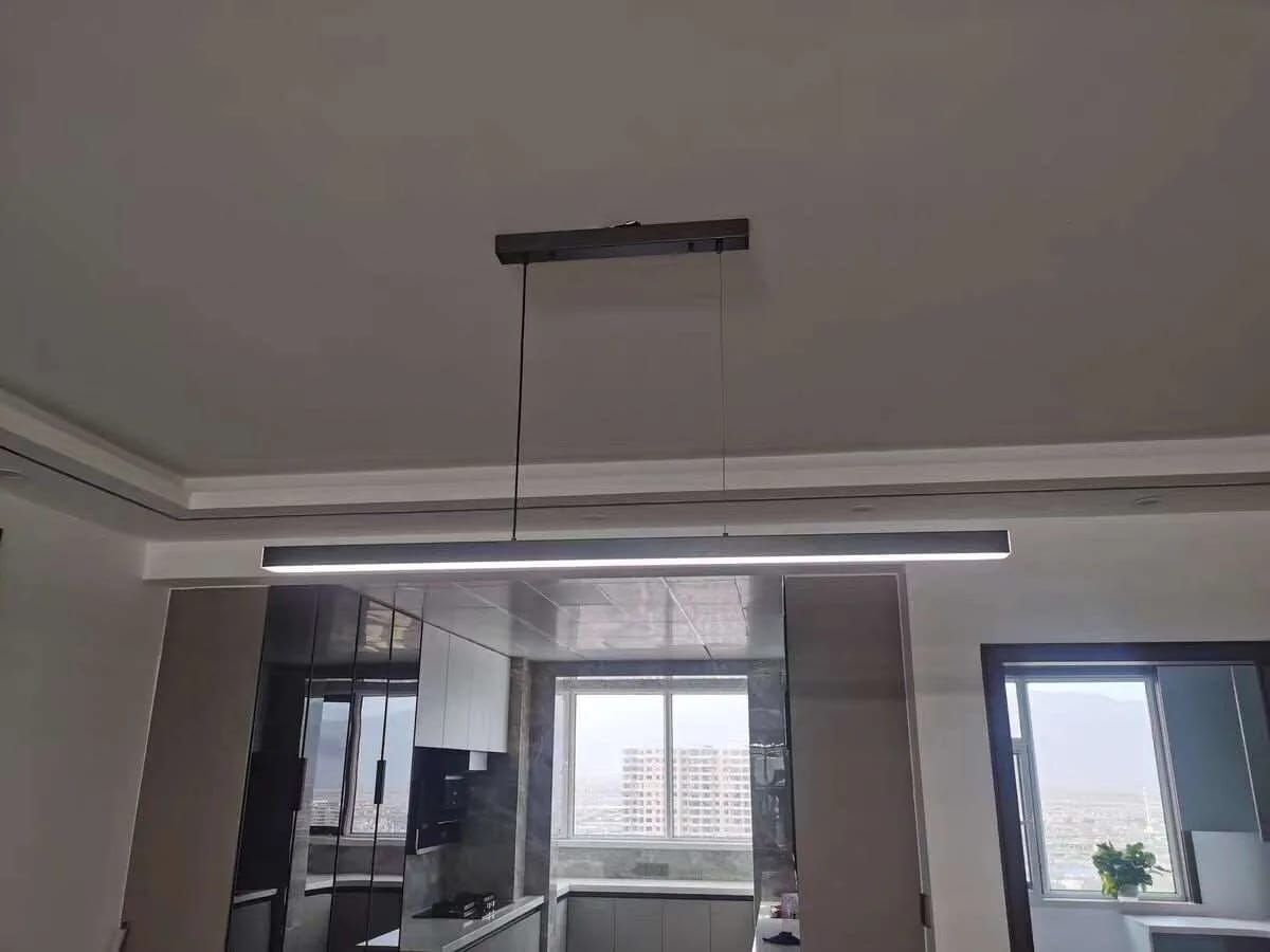 Customer photo review of Long Pendant Light for Kitchen Island, 80 to 200 cm