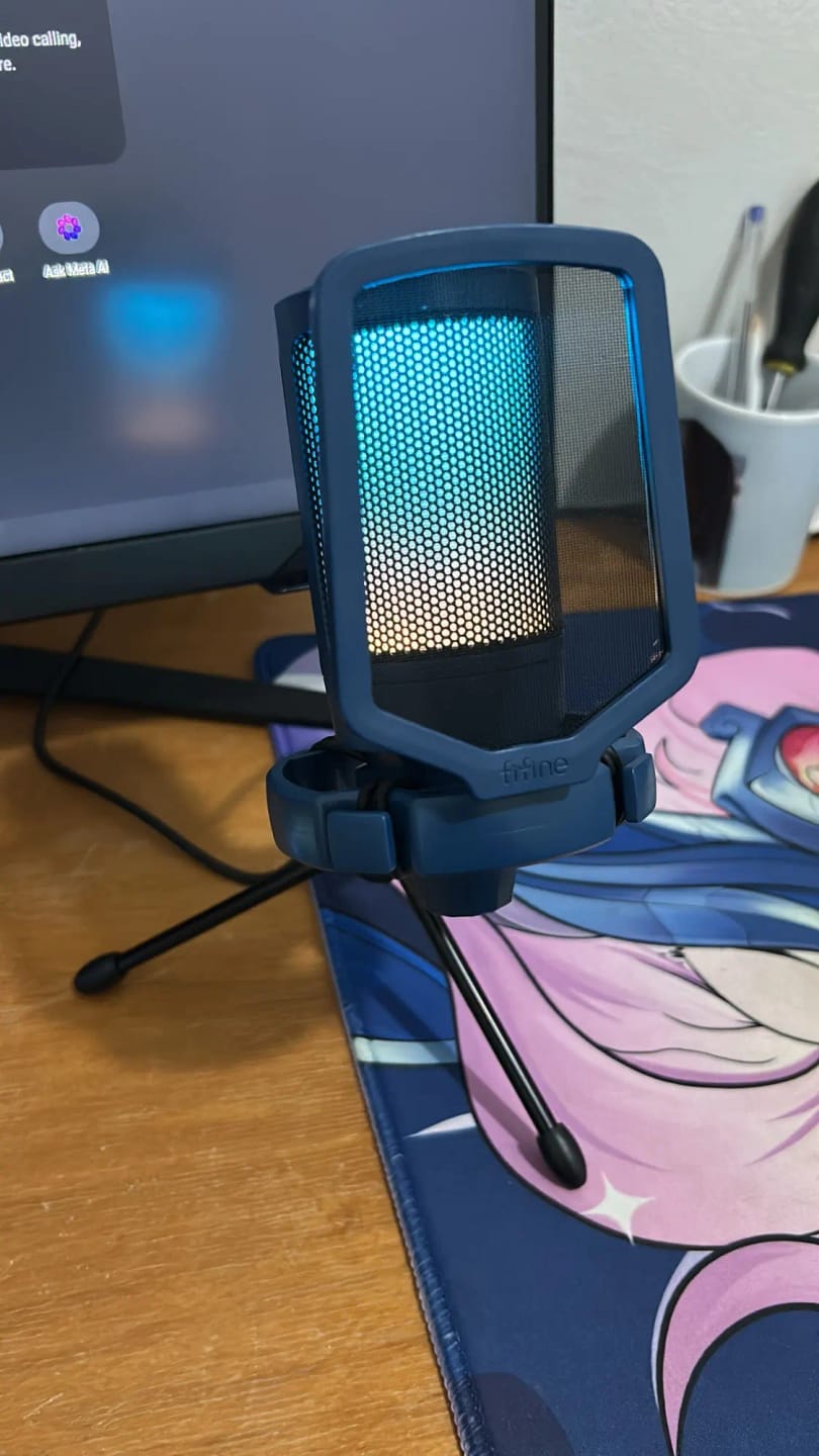 Customer photo review of Microphone Gaming FIFINE - Qualité audio pro à domicile