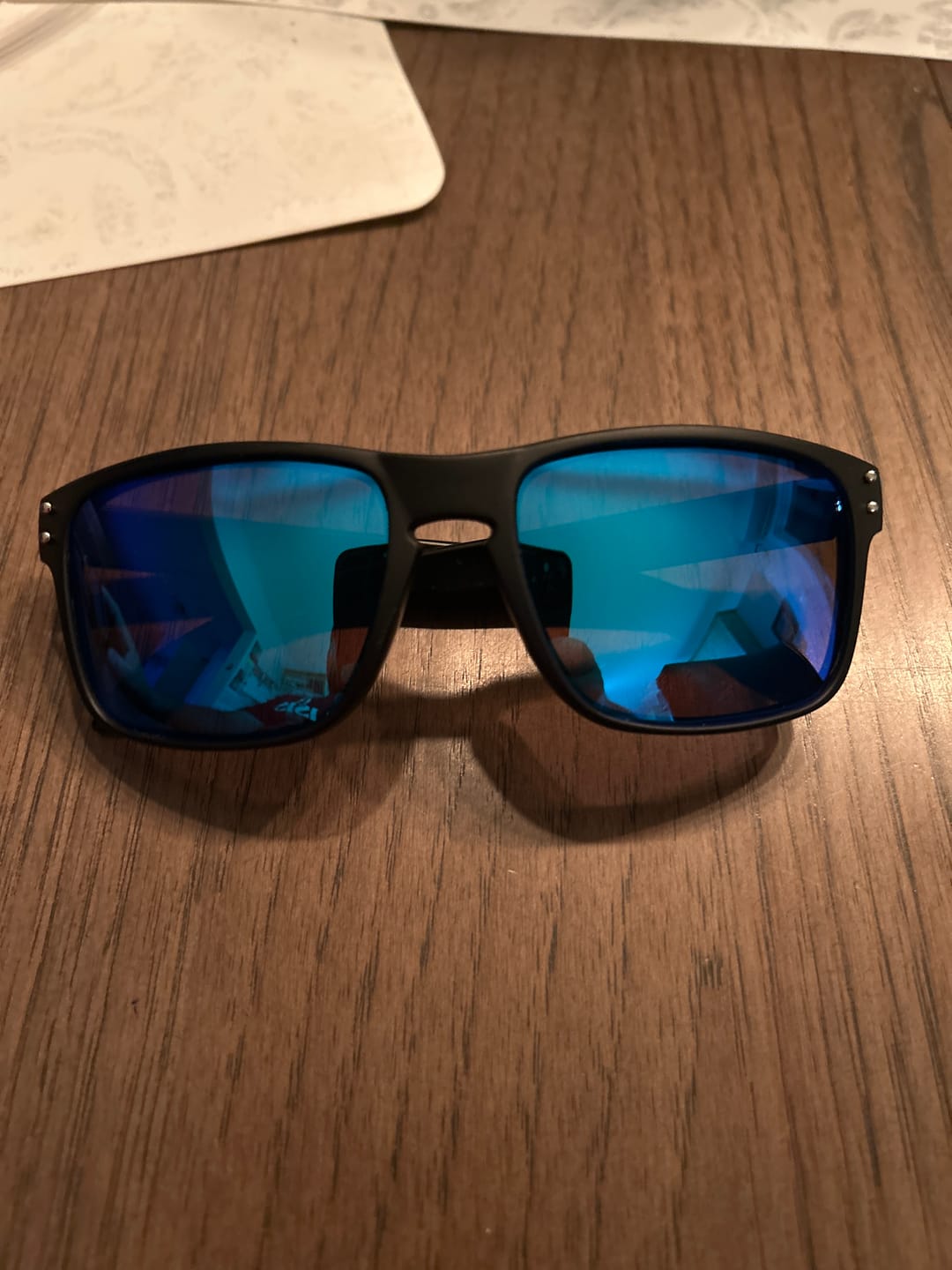 Customer photo review of 80Eighty® Polarized Sunglasses - Blue Chrome