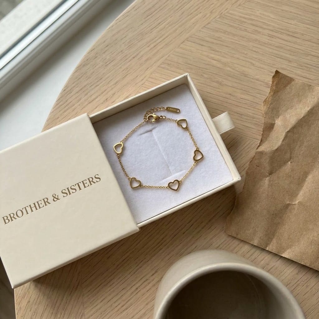 Customer photo review of Open Heart Anklet