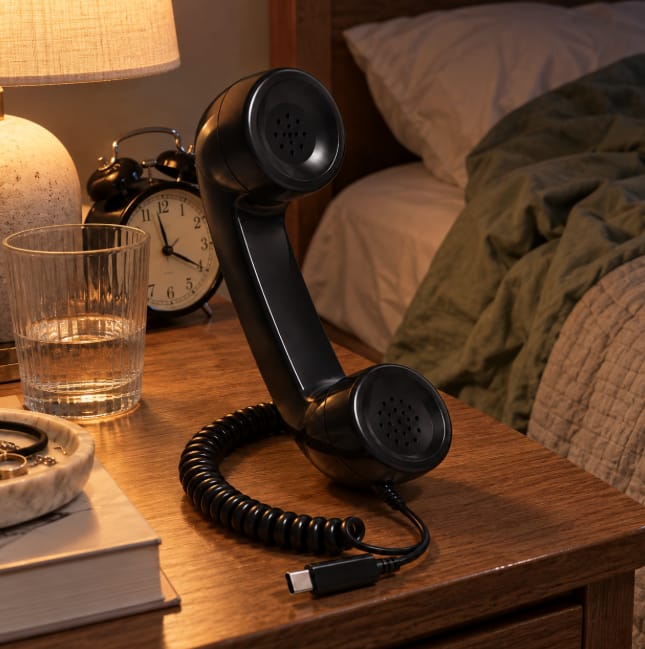 Customer photo review of Retro Ring™ Phone Handset