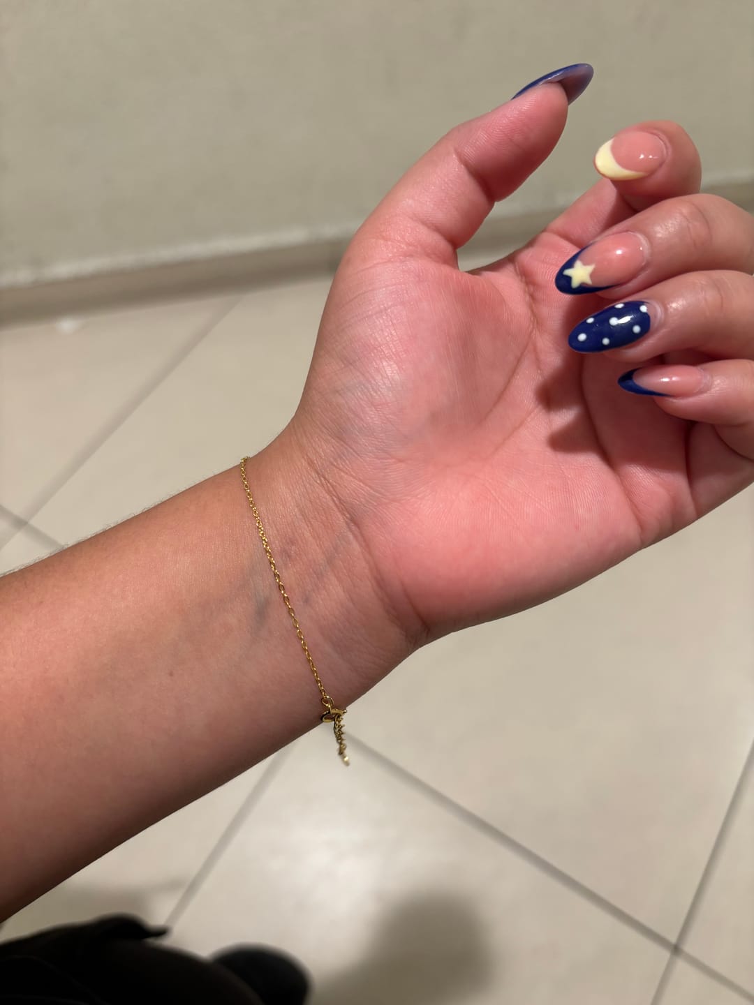 Customer photo review of Pulsera Eslabon Delgado 1 mm