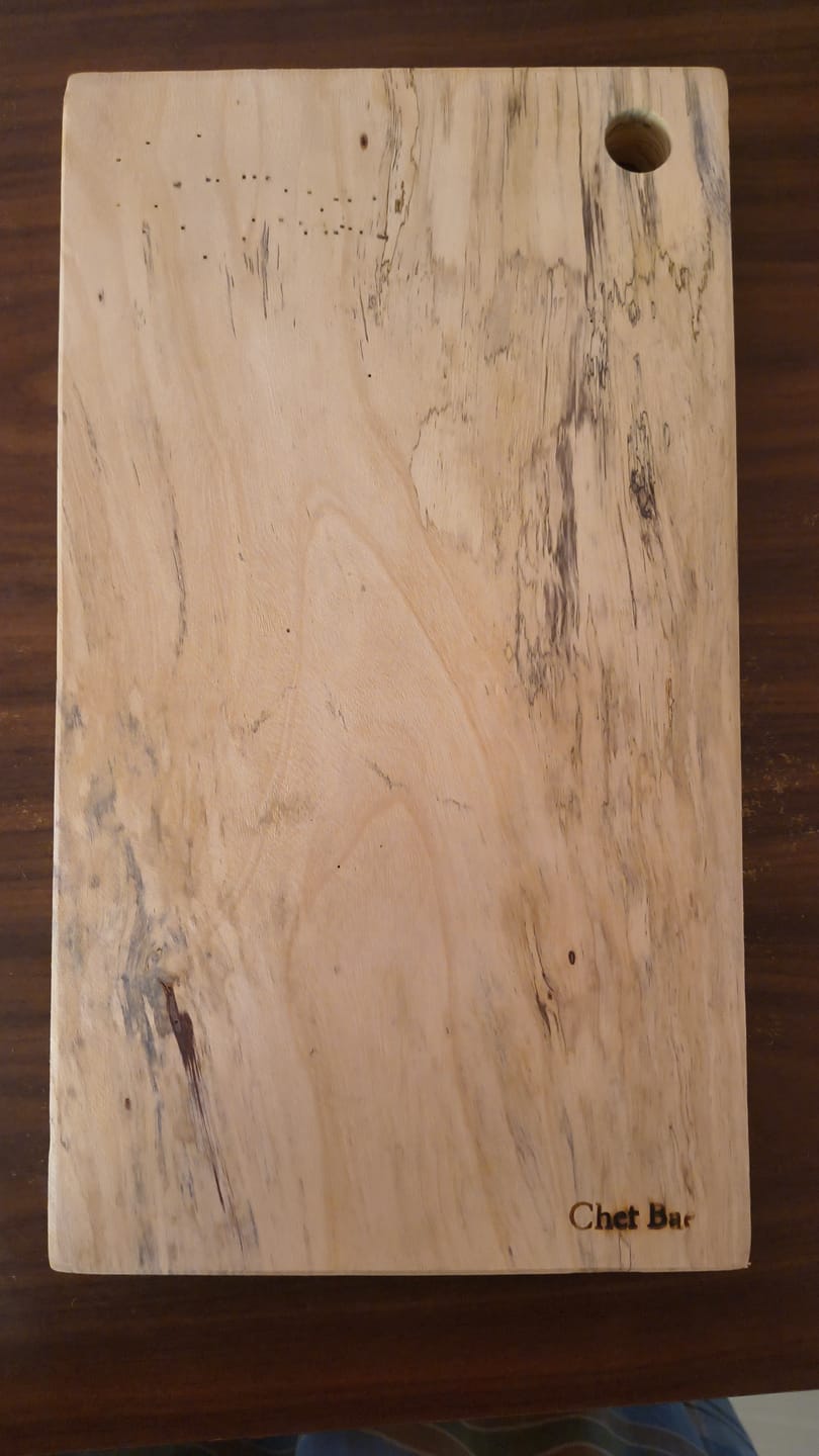 Customer photo review of Chef Bae Classic - Tamarind Wood High Density Cutting Board