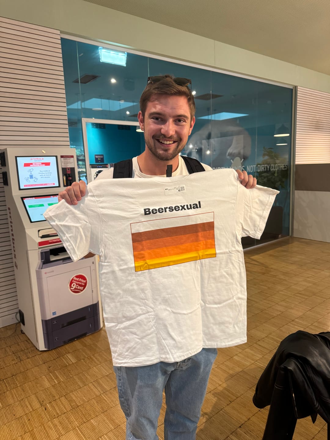 Customer photo review of Beersexual T-Shirt