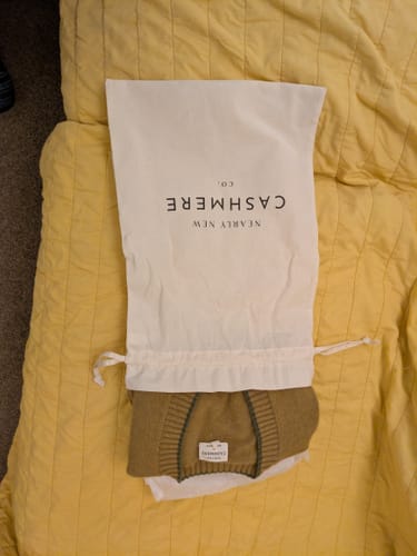Customer photo review of Moth & Dust Protector Bag