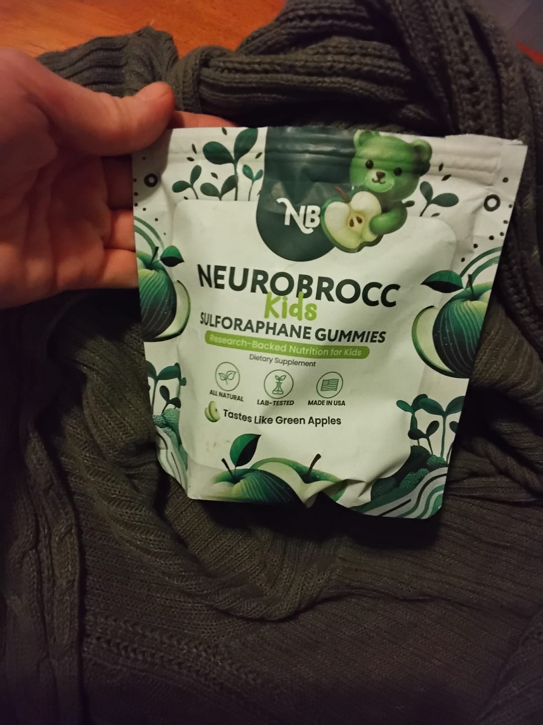 Customer photo review of NeuroBrocc Gummies for Kids