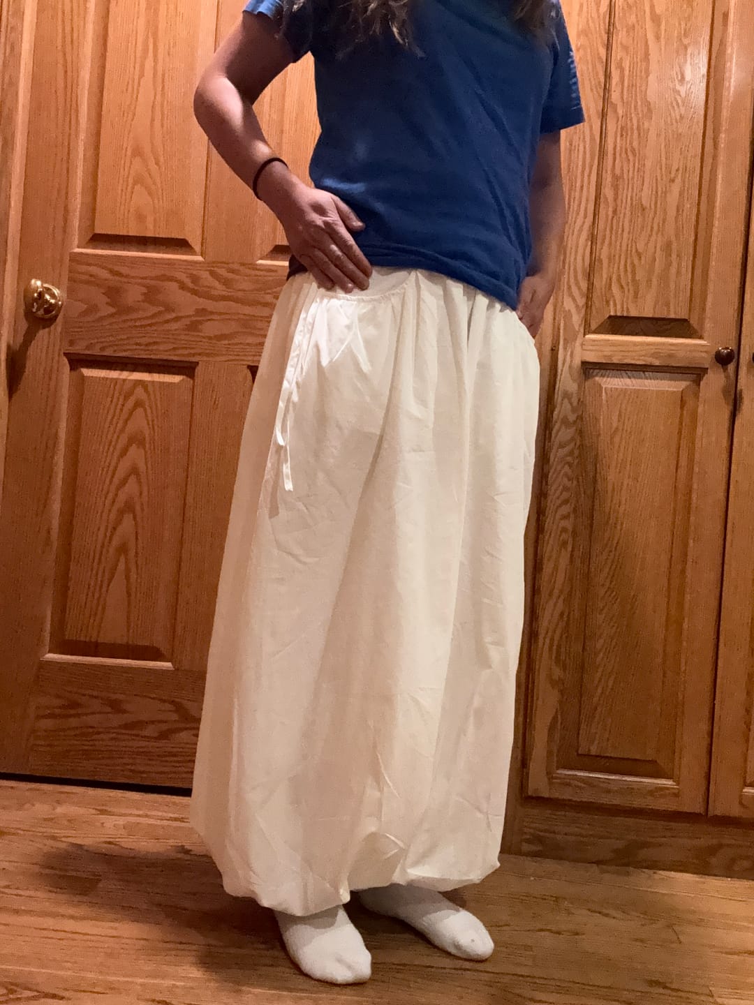 Customer photo review of Hanbok Balloon Pants