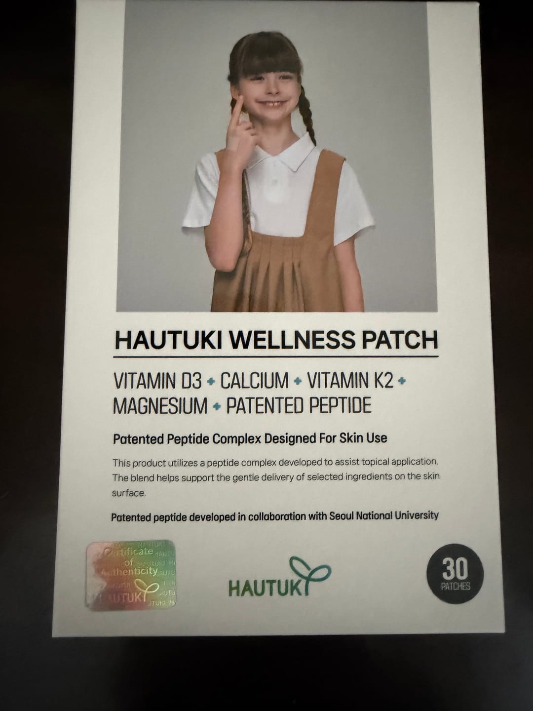 Customer photo review of HAUTUKI Wellness Patch - 10 Month Supply (10Box) 50% OFF