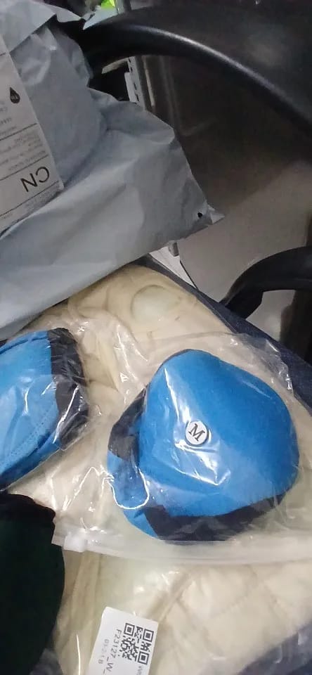 Customer photo review of Dog Anxiety Ear Cover
